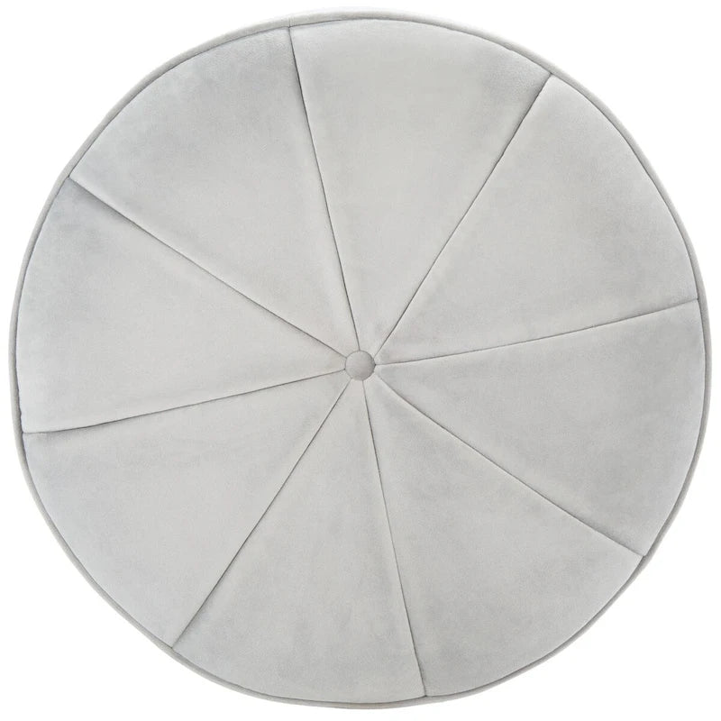Pouf cylindrique en velours