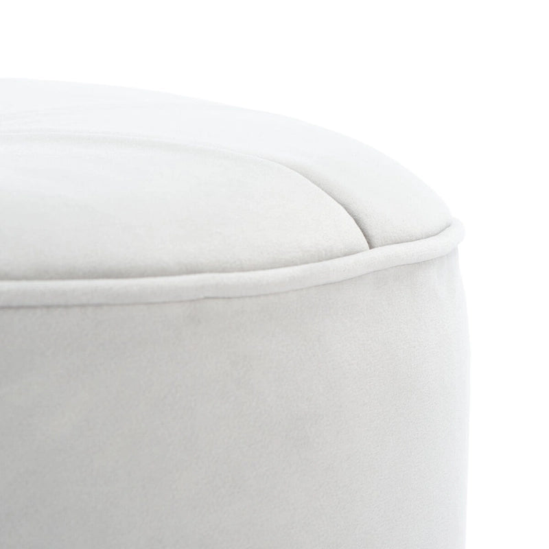 Pouf cylindrique en velours