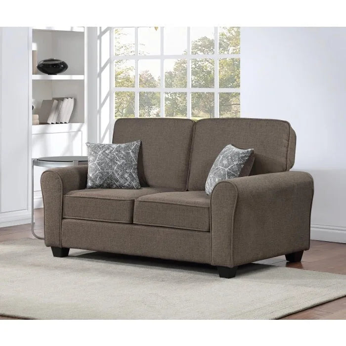 Ensemble de canapé en tissu comprenant les coussins