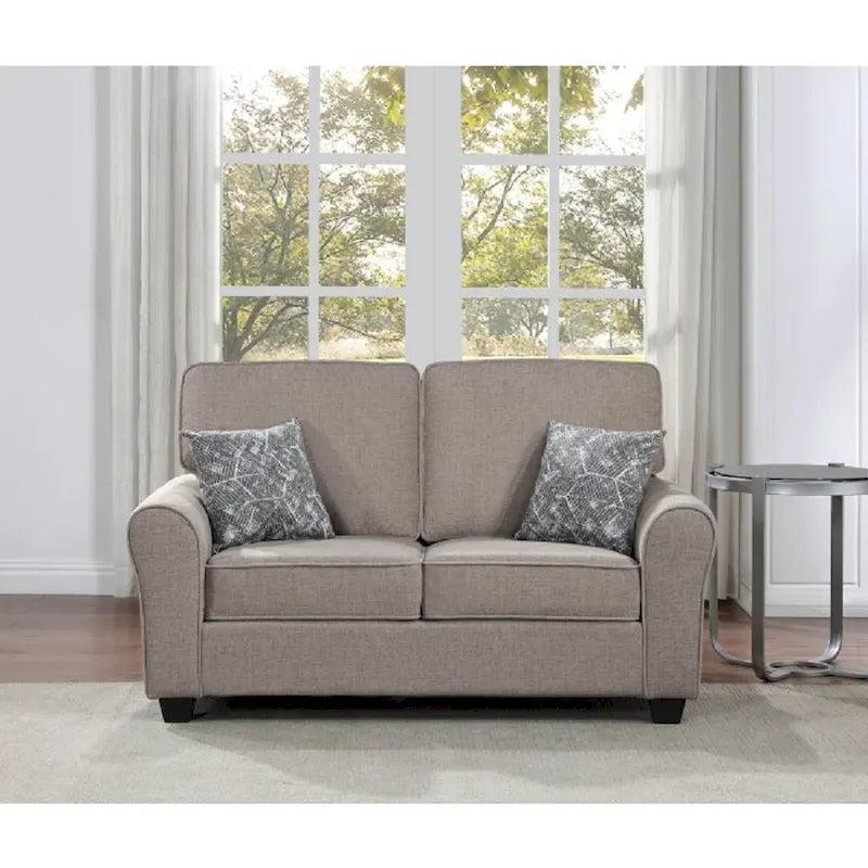 Ensemble de canapé en tissu comprenant les coussins