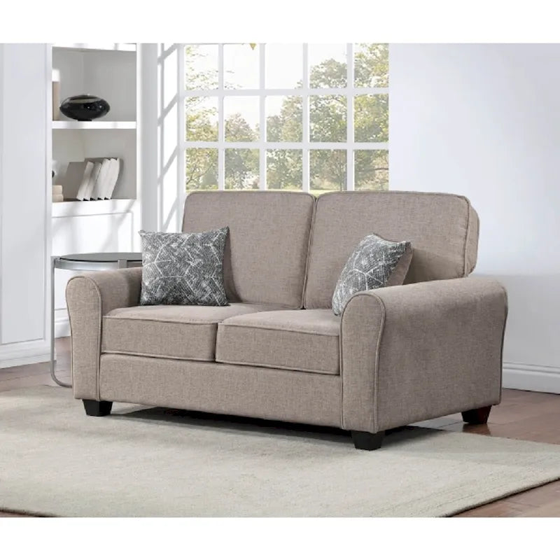 Ensemble de canapé en tissu comprenant les coussins