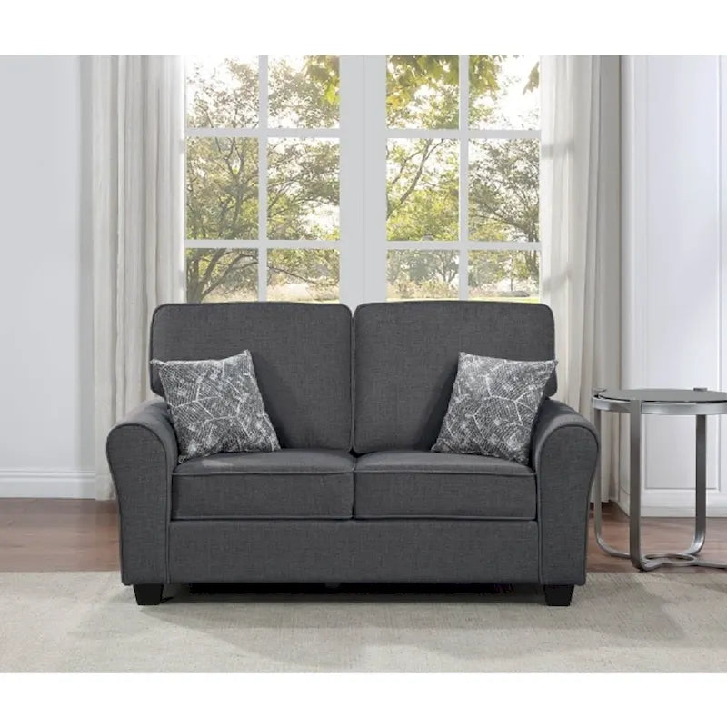 Ensemble de canapé en tissu comprenant les coussins