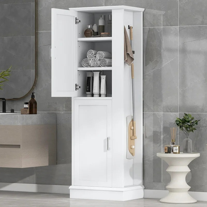 Armoires de salle de bain hautes, armoires autoportantes
