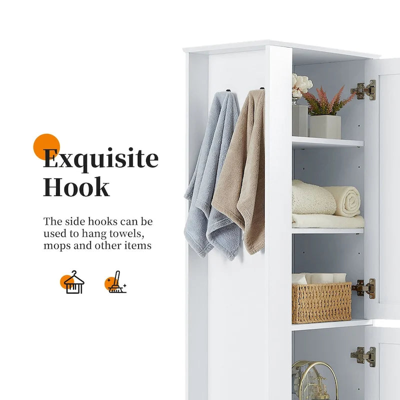 Armoires de salle de bain hautes, armoires autoportantes