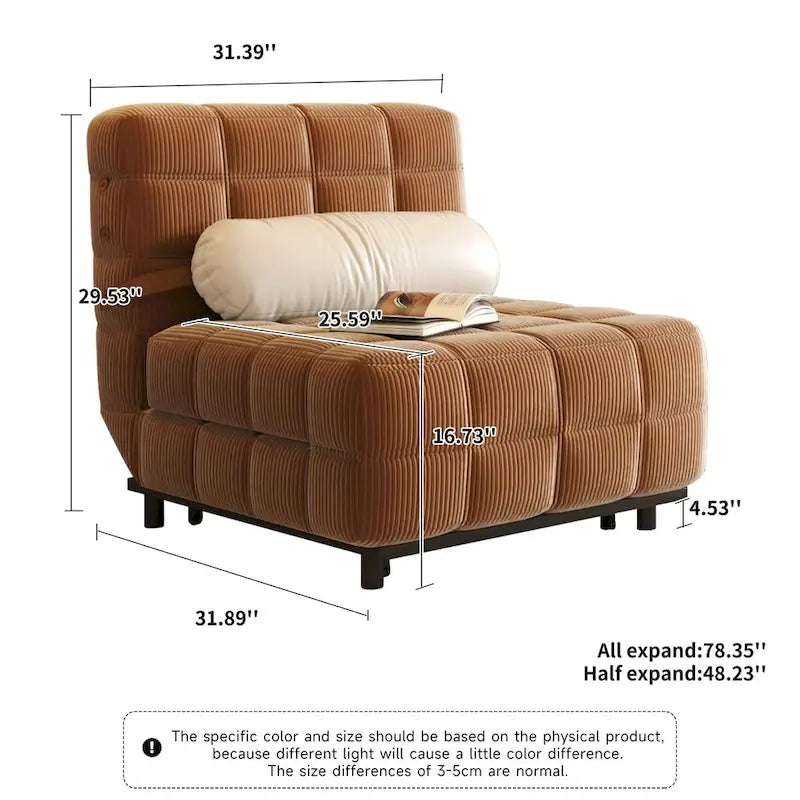 Fauteuil-lit convertible