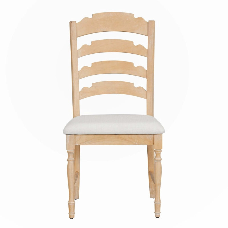 Chaise de salle à manger tapissée style rétro traditionnel