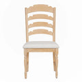 Chaise de salle à manger tapissée style rétro traditionnel