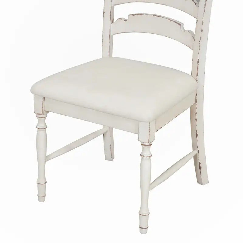 Chaise de salle à manger tapissée style rétro traditionnel