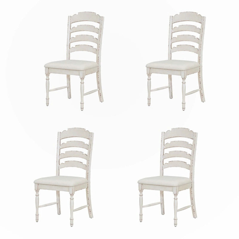 Chaise de salle à manger tapissée style rétro traditionnel