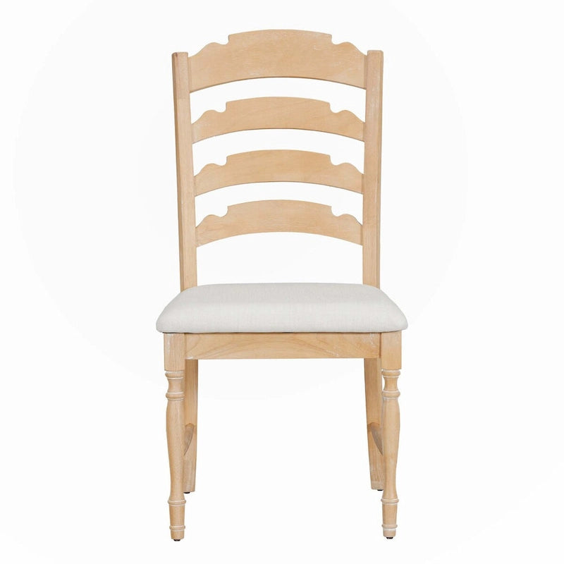 Chaise de salle à manger tapissée style rétro traditionnel