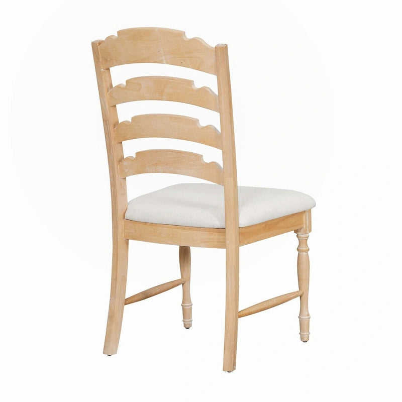 Chaise de salle à manger tapissée style rétro traditionnel