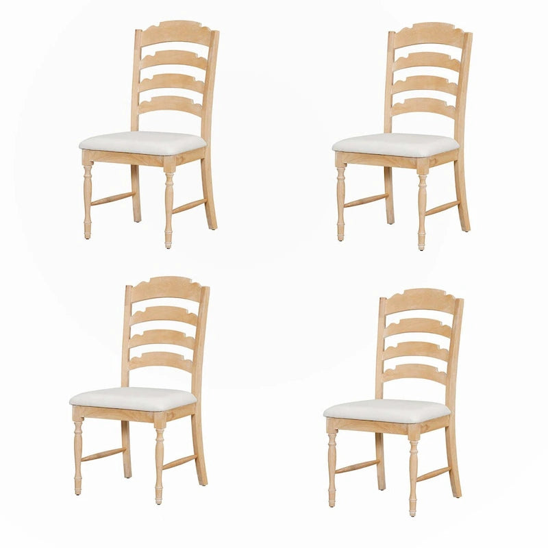 Chaise de salle à manger tapissée style rétro traditionnel